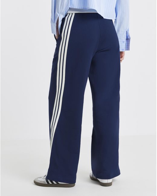 Adidas Blue Kit 3-Stripes Wide Pant