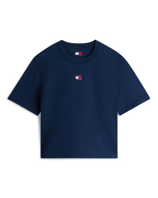 Tommy Hilfiger Blue Boxy Badge Tee