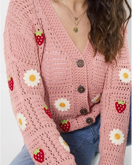 Joe Browns Blue Jb Emilia Embroidered Cardigan