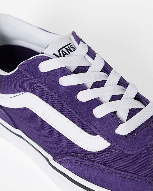 Vans White Brooklyn Leather Trainers