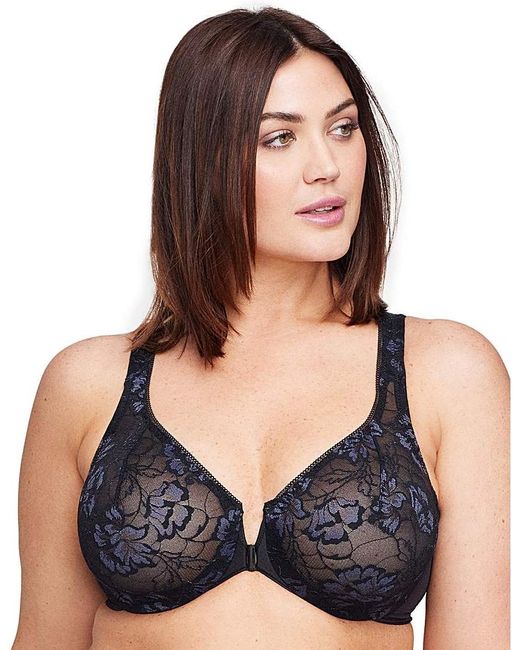 Glamorise Blue 9246 Wonder Wire Bra