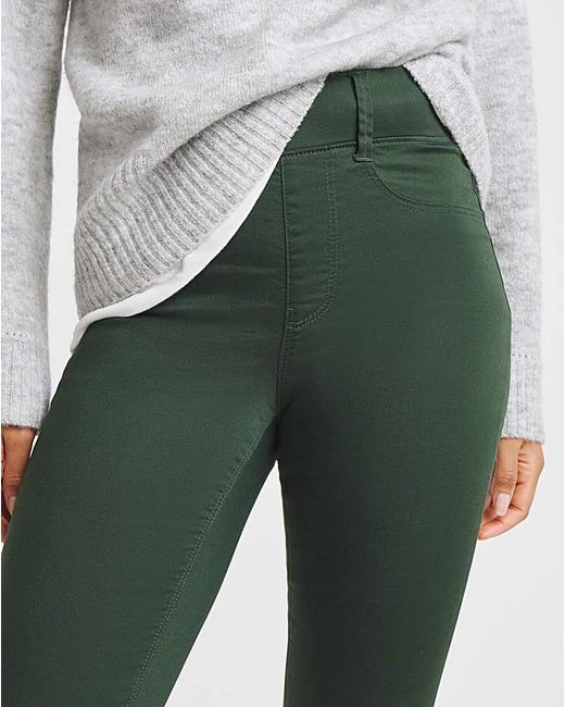 Simply Be Green Flare Leg Jegging