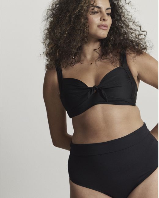 MAGISCULPT Black Foldover Bikini Bottoms