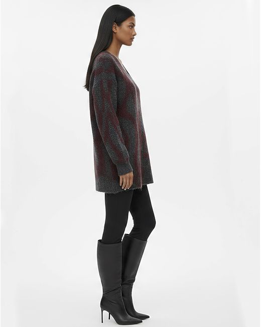 Religion Multicolor V-Neck Knit Tunic Jumper