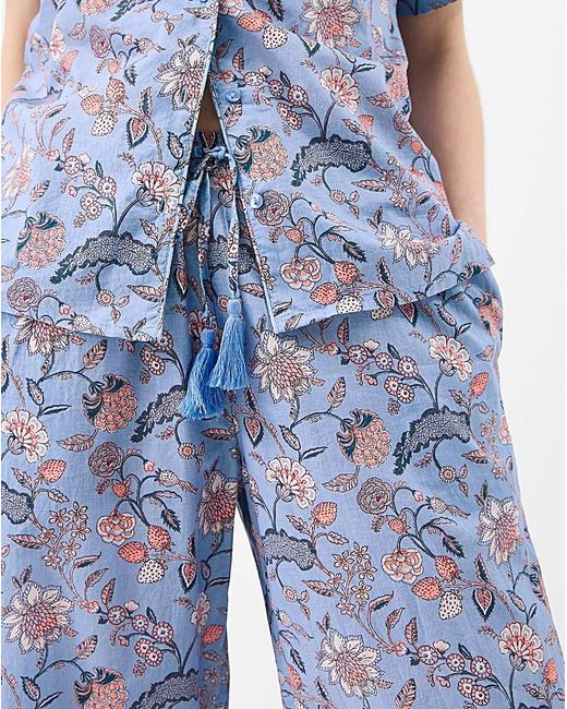 Accessorize Blue Floral Print Pyjamas Set