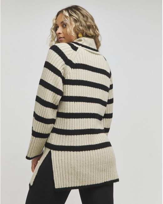 Simply Be Multicolor Stripe Roll Neck Jumper