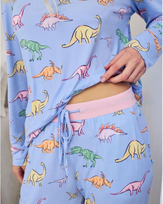 Chelsea Peers Blue Classic Long Sleeve Set