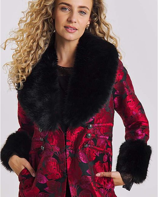 Joe Browns Red Dramatically Different Coat