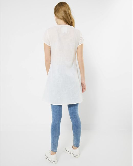 Joe Browns Blue Jb Spring Meadow Embroidered Tunic Top