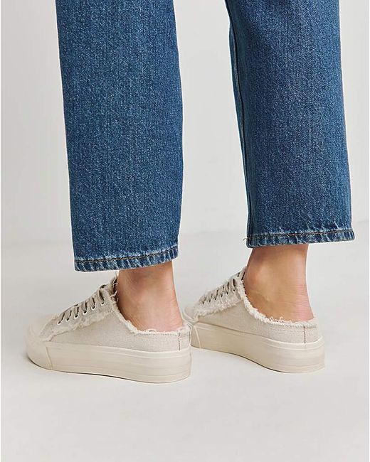 Simply Be Blue Raw Edge Trainer