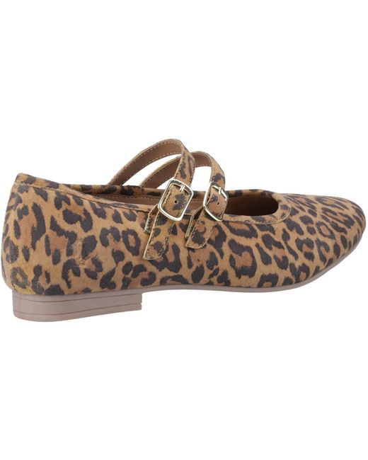 Hush Puppies Brown Nancy Ballet Pump