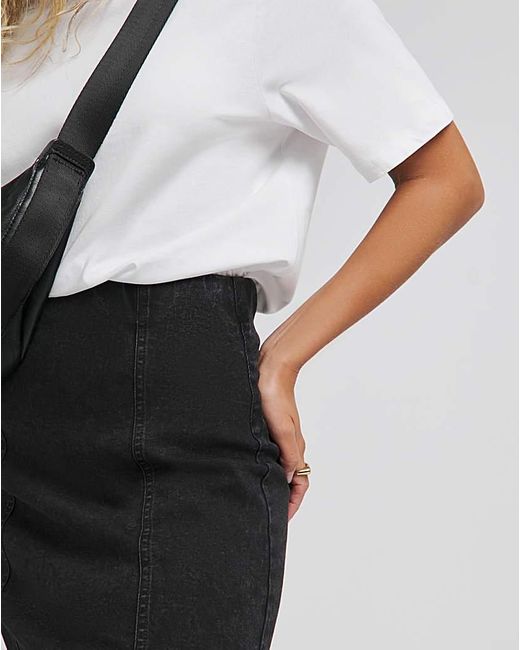 Simply Be White Pull On Mini Skirt