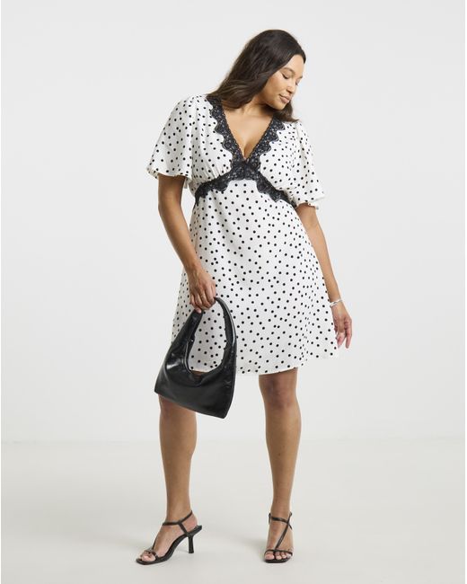 Simply Be White Mini Dress