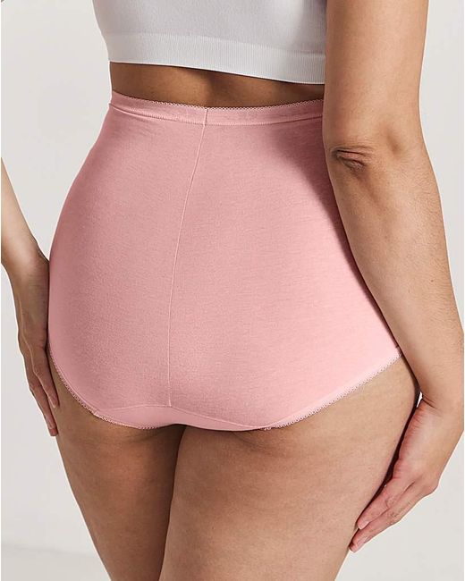 Sloggi Pink 3Pk Basic Maxi Briefs Multi