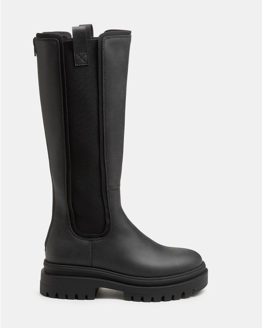 Rocket Dog Black Drea Stretch Boots D Fit