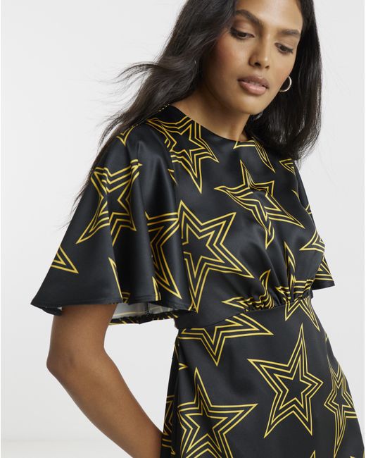 Twisted Wunder Multicolor Ziggy Star Maxi Dress
