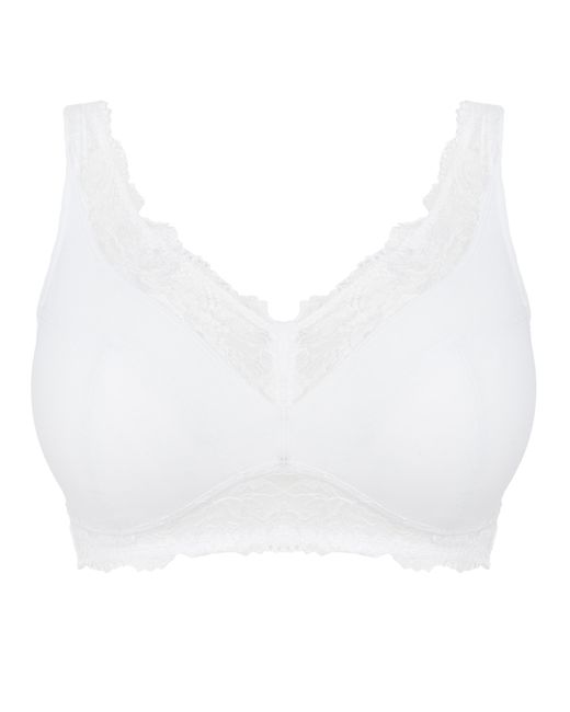 Pretty Secrets White Ella Full Cup Non Wired Bra
