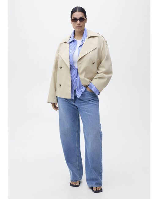 Mango White Jacket Lipa