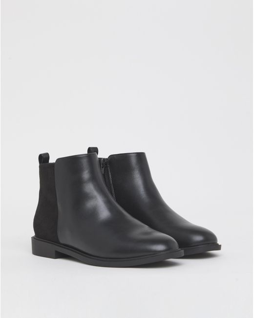 JD Williams Blue Classic Mixed Material Ankle Boot D