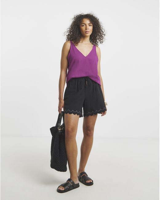 Simply Be Purple V Neck Cami