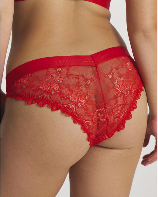Lemonade Dolls Red Signature Lace Brief