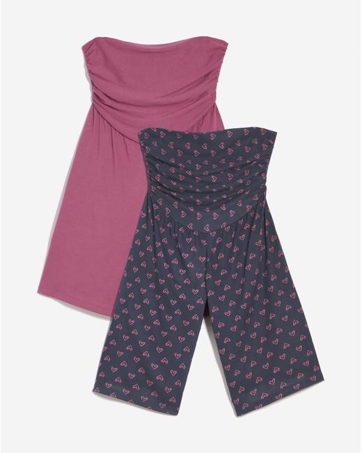 Pretty Secrets Blue 2 Pack Maternity Culottes