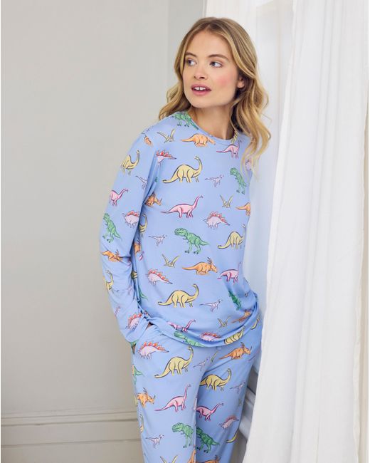 Chelsea Peers Blue Classic Long Sleeve Set