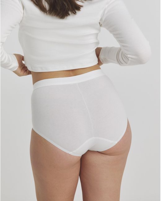 Sloggi White 2Pk Comfort Maxi Knicker