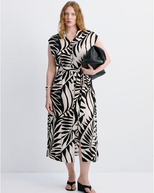Mango White Dress Apple