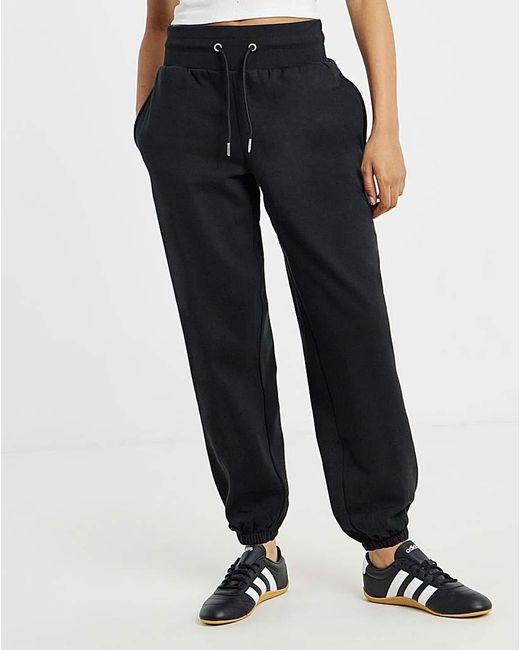 Simply Be Black Core Oversized Joggers