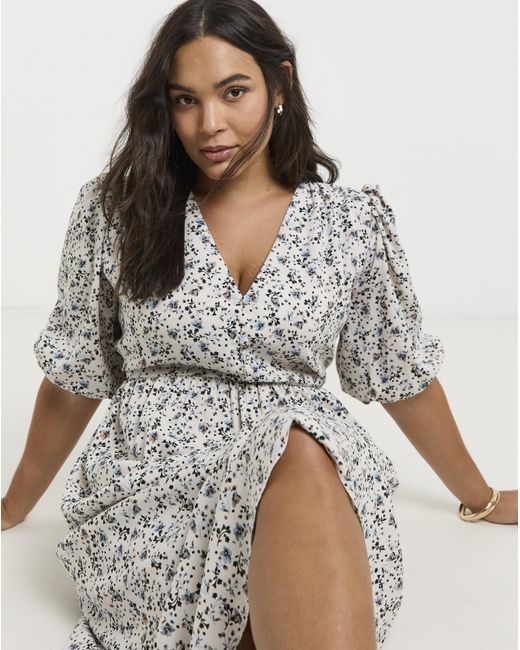 Simply Be White Button Through Midi Dress