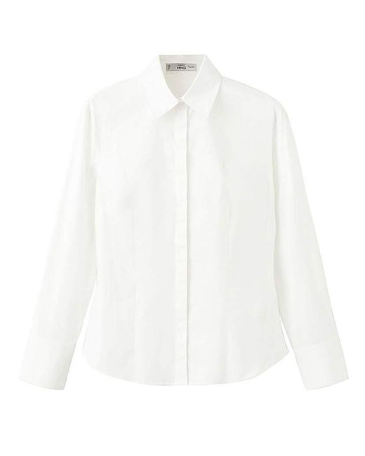 Mango White Shirt