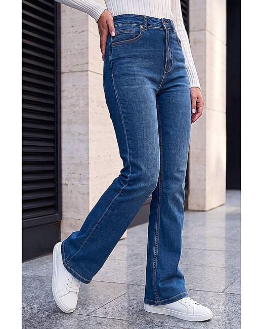 Roman Blue Roman Bootcut Stretch Jean