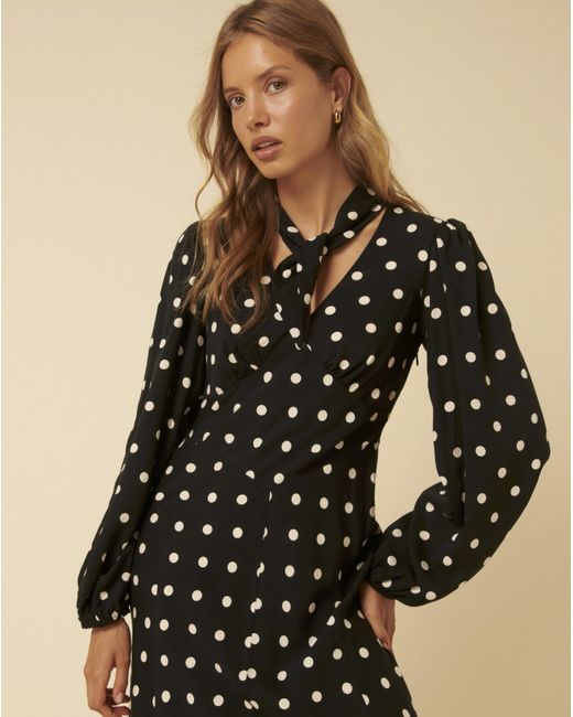 Nobody's Child Black Sadie Midi Dress