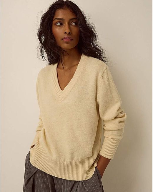 Monsoon Natural Vikki V-Neck Jumper