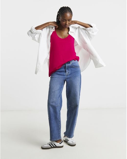 Simply Be Red 2 Pack Slouchy Vests