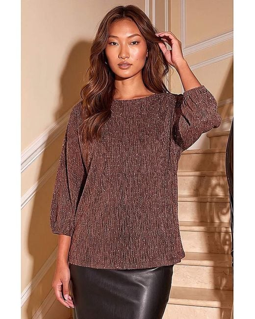 Roman Brown Roman Textured Brillo Top