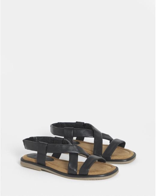JD Williams Natural Tubular Flat Sandal Ex Wide