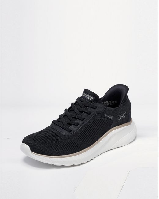 Skechers Black Bobs Squad Chaos Trainers