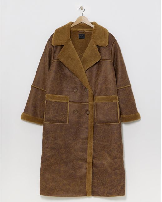 Simply Be Brown Maxi Bonded Aviator
