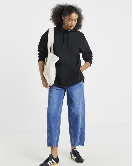 Simply Be Blue Oversized Hoodie