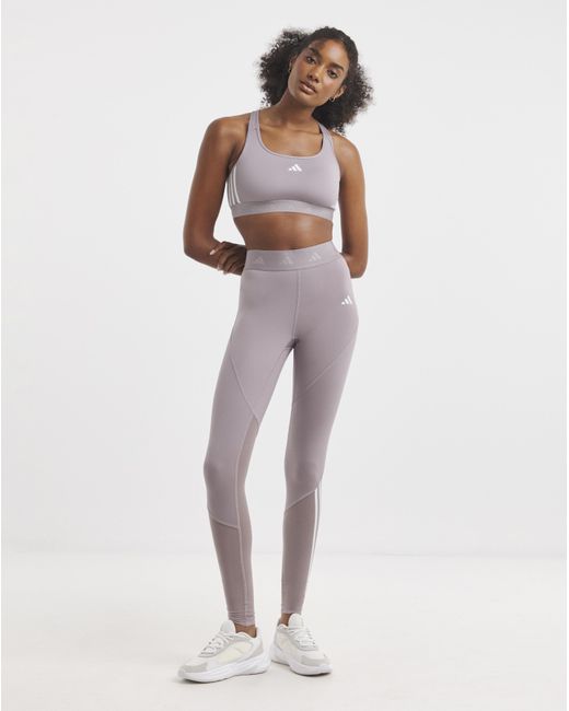 Adidas Brown Medium Support Bra