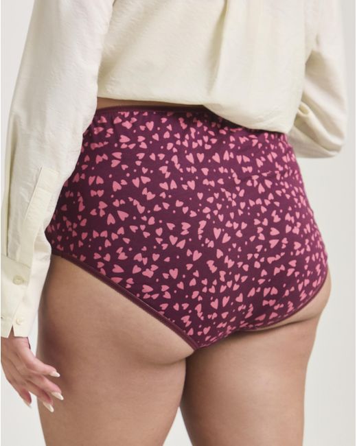 Pretty Secrets Red 7 Pack Full Fit Knickers