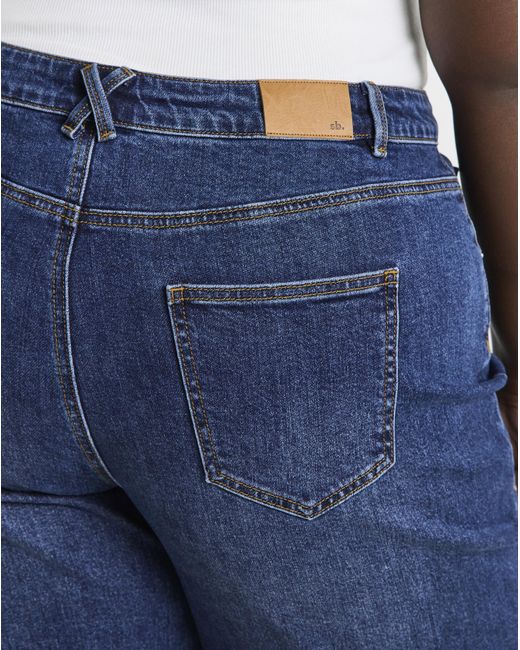 Simply Be Blue Barrel Jean