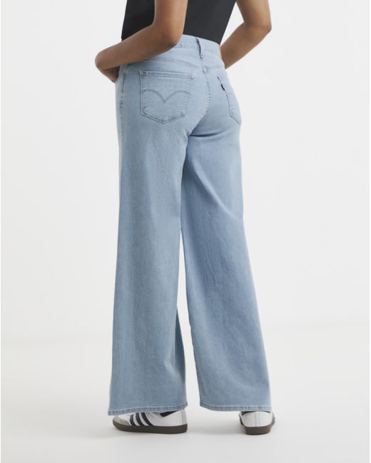 Levi's Blue 318 Shaping Wide Leg Jean