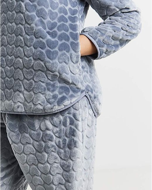 Pretty Secrets Blue 1/4 Zip Fleece Twosie