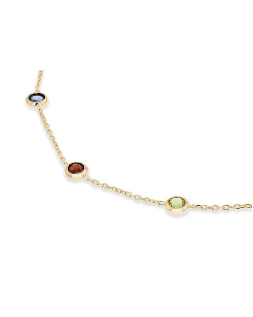 iJewel Metallic 9Ct Multi Round Cz Bracelet
