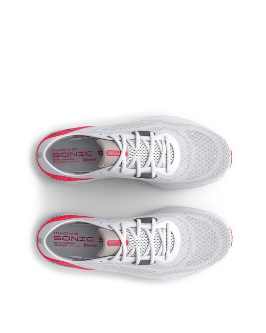 Under Armour White Hovr Sonic 5 Trainers