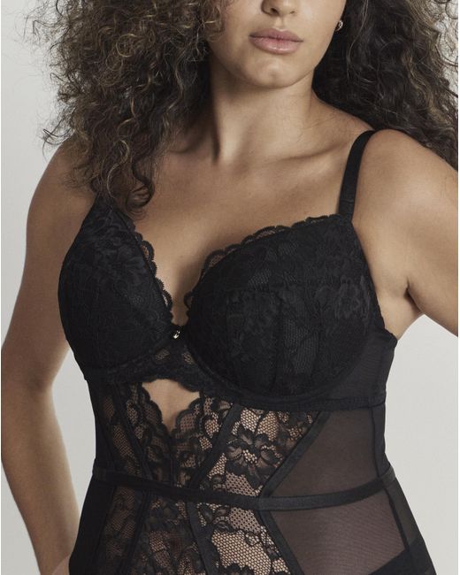 Ann Summers Black Sexy Lace Basque