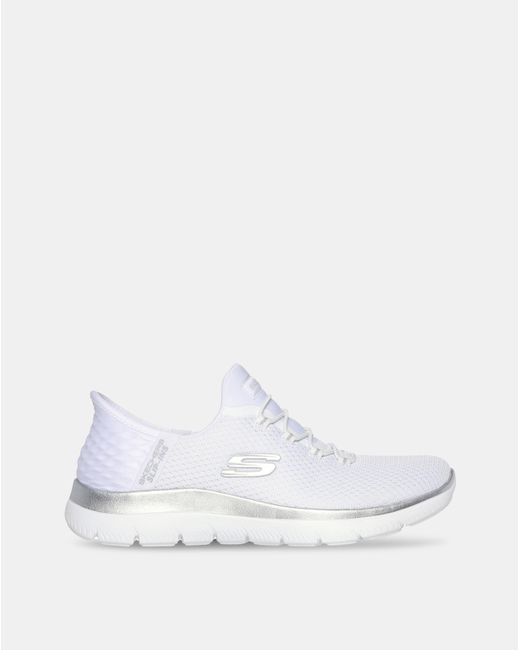 Skechers White Summits Diamond Dream Trainers